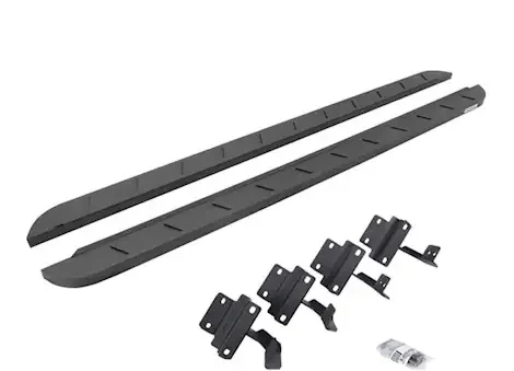 Go Rhino 15-c f150/17-c f250/f350 super cab 80in rb10 slim running boards bedliner coating complete set