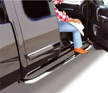 Go Rhino 4148PS 4000 Series SideSteps – Cab Length