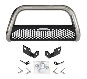 Go Rhino 55218PS New RHINO! Charger 2 RC2 – Complete kit Front guard + Brackets
