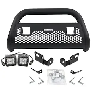 Go Rhino 55292T RC2 LR – 2 lights – Complete kit Front guard + Brackets