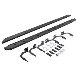 Go Rhino 63409980SPC RB10 Slim Running boards – Complete Kit RB10 Slim Running board + Brackets