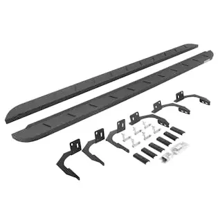 Go Rhino 63410687ST RB10 Slim Running boards – Complete Kit RB10 Slim Running board + Brackets