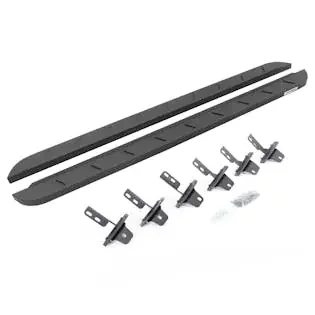 Go Rhino 63412973ST RB10 Slim Running boards – Complete Kit RB10 Slim Running board + Brackets