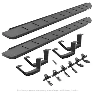 Go Rhino 6341778020T RB10 Running board, Complete Kit Running board, Brackets, 2 pair RB10 Drop Step