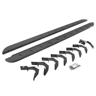 Go Rhino 63434680ST RB10 Slim Running boards – Complete Kit RB10 Slim Running board + Brackets