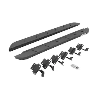 Go Rhino 634417348ST RB10 Slim Running boards – Complete Kit RB10 Slim Running board + Brackets