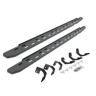 Go Rhino 69629980SPC RB30 Slim Running boards – Complete Kit RB30 Slim Running board + Brackets