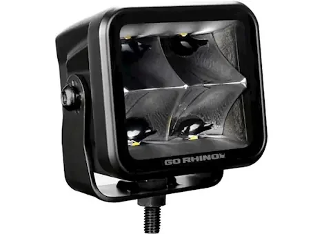 Go Rhino Blackout series 3×3 cube spot light kit pair blk