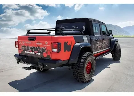 Go Rhino Xrs cross bars kit for full size truck mounts to bed rails w/out tonneau covers rises 6in