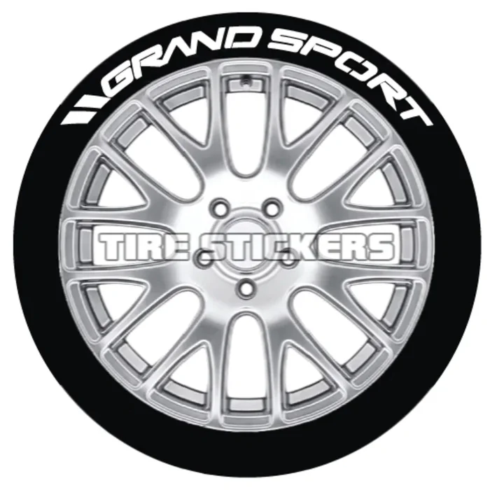 // Grand Sport Tire Stickers – 4 OF EACH – 19″-21″ – 1.25″
