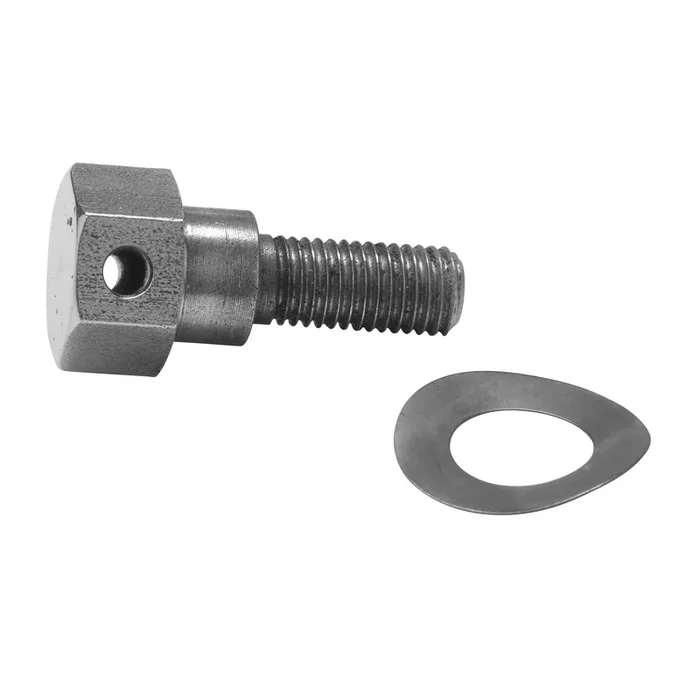 Hood Hinge Bolt with Spring Washer (Stainless Steel) • 1939-48 Ford