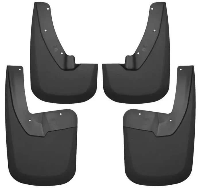 Husky Liners 09-17 Dodge Ram 1500/2500 Both w/ OE Fender Flares Front and Rear Mud Guards – Black