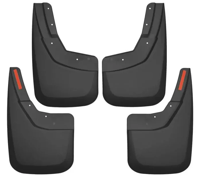Husky Liners 14-17 Chevy Silverado 1500 / 15-16 Silverado 2500 HD Front and Rear Mud Guards – Black