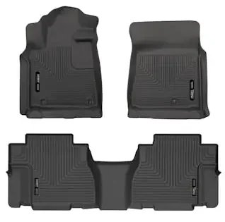 Husky Liners 95131 Weatherbeater Series Front & 2nd Seat Floor Liners (Footwell Coverage)
