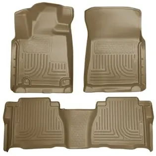 Husky Liners 98583 Weatherbeater Series Front & 2nd Seat Floor Liners (Footwell Coverage)