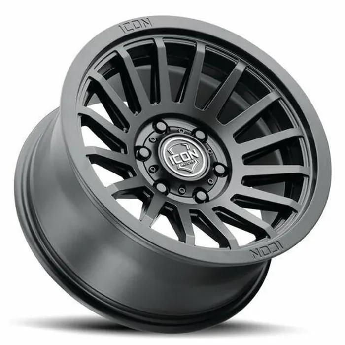 ICON ALLOYS RECON SLX SAT BLK – 18 X 9 / 6 X 5.5 / 25MM / 6″ BS