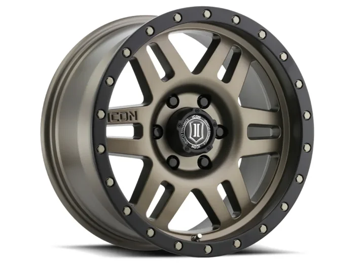 ICON ALLOYS SIX SPEED BRONZE – 17 X 8.5 / 5 X 5 / -6MM / 4.5″ BS
