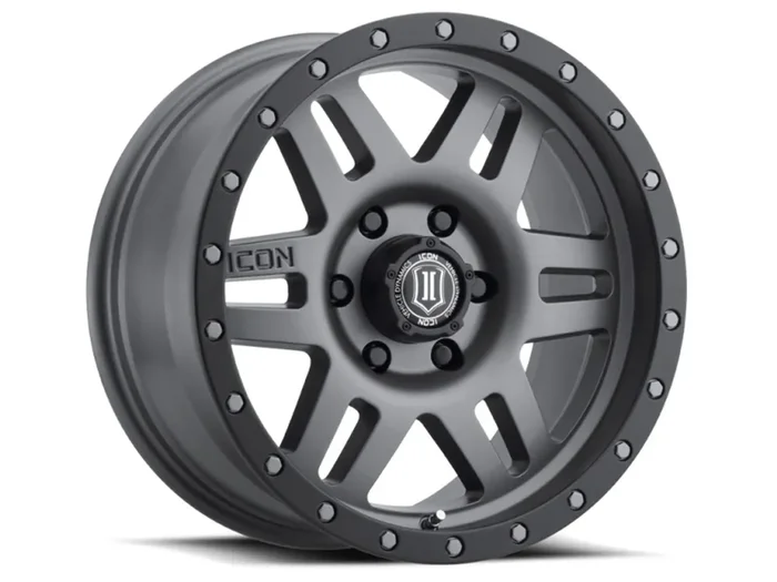 ICON ALLOYS SIX SPEED TITANIUM – 17 X 8.5 / 6 X 135 / 6MM / 5″ BS