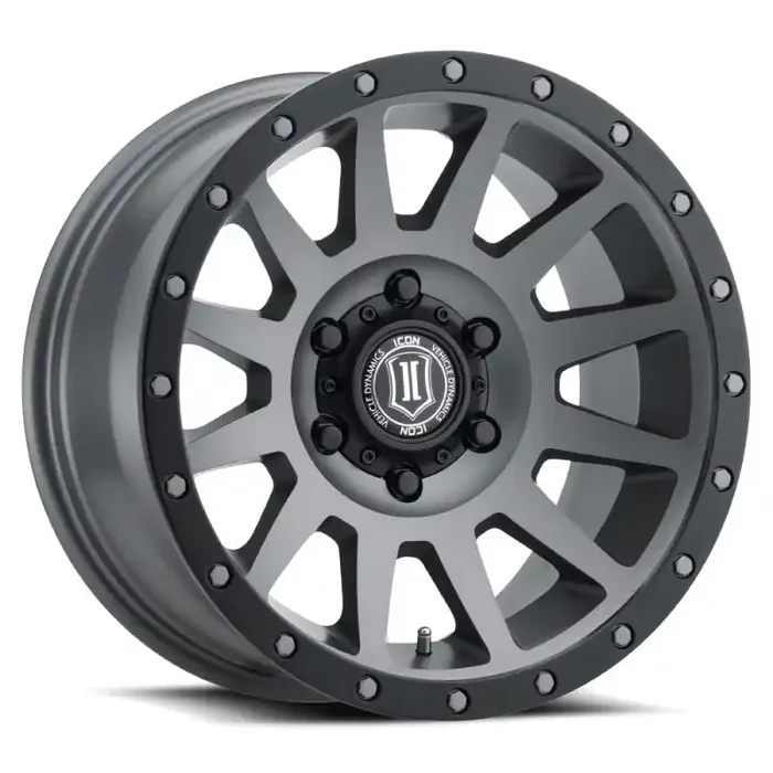 ICON Compression 17×8.5 6×5.5 0mm Offset 4.75in BS 106.1mm Bore Titanium Wheel