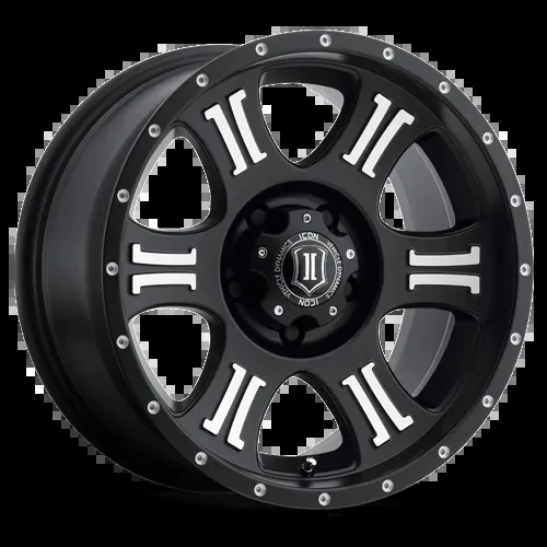 ICON SHIELD 20″ Satin Black, Machined Finish