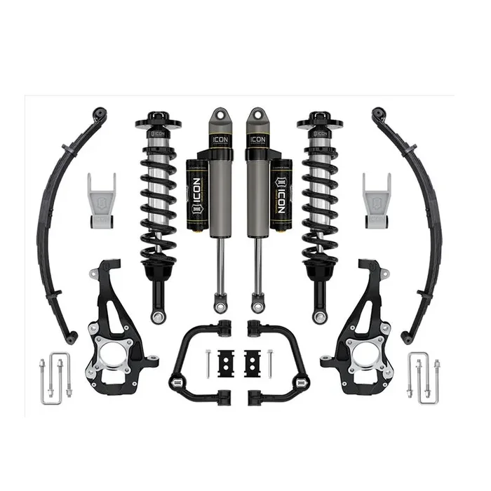 ICON Stage 2 3.5-4.5″ Lift Kit with Tubular UCAs and Leaf Springs for 2021-2025 Ford F-150 4WD