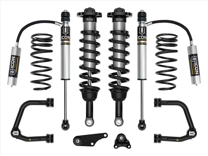 ICON Stage 3 1.25-3″ Lift Kit with Tubular UCAs and Triple Rate Rear Springs for 2024 Toyota Tacoma