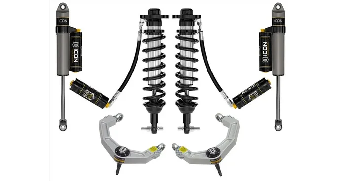 ICON Stage 5 0-3″ Lift Kit with Billet UCAs for 2021-2025 Ford F-150 2WD