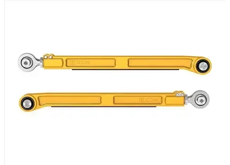 Icon Vehicle Dynamics 22-c tundra/23-c sequoia/24-c tacoma billet rear lower link kit gold anodizing