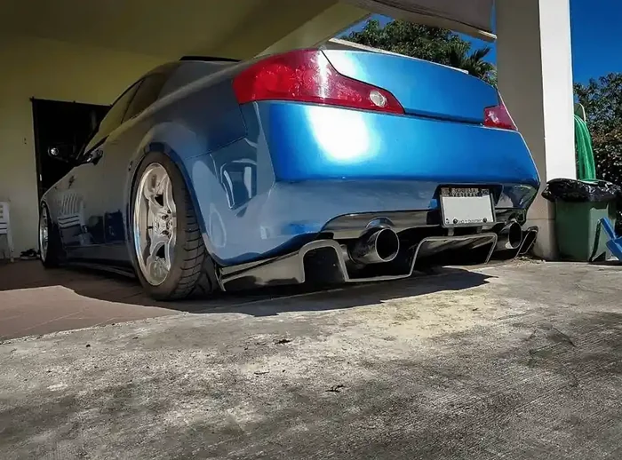 Infiniti V35 G35 MaxStyle V2 Rear Diffuser (2003 – 2006)