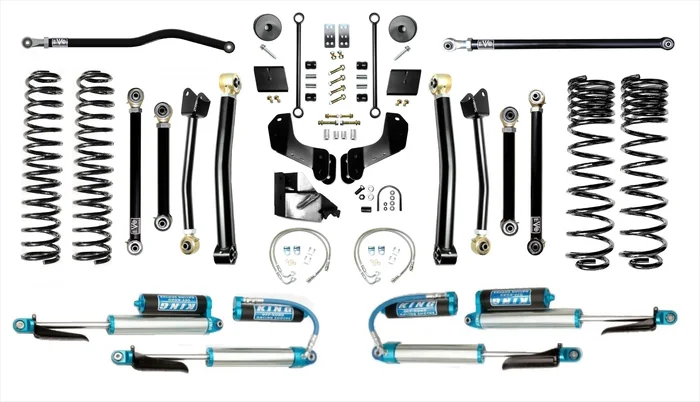 Jeep Gladiator JT 6.5 Inch Enforcer Overland Lift Stage 4 Plus w/ EVO SPEC 2.5 Inch King Shocks with Adjusters EVO Manufacturing