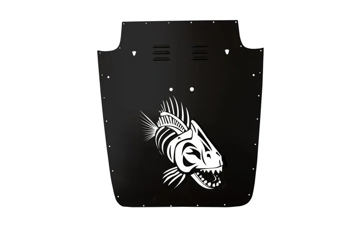 Jeep TJ Hood Louver 97-02 Jeep Wrangler Black Fishbone Offroad