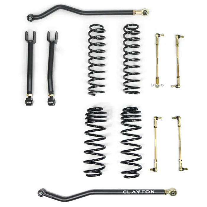 Jeep Wrangler 2.5 Inch Entry Level Lift Kit 4DR For 18-Pres JL Clayton Off Road