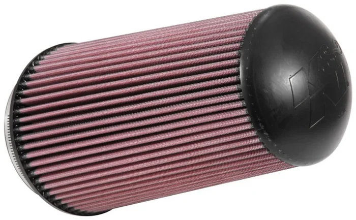 K&N Filter Universal Clamp-On Filter-Tapered Conical 5in Flange ID x 6.5in Base OD x 5.094in Top OD – RU-5065XD