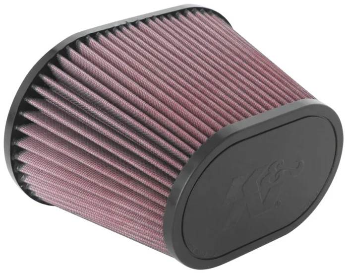 K&N Universal Clamp-On Air Filter 3.5in Flg ID x 8.5×5.25in B OD x 6.25x4in T OD x 5.5in H – RU-5040