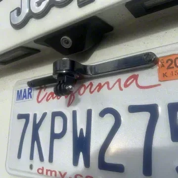 License Plate Action Camera Mount (Universal; Some Adaptation May Be Required)