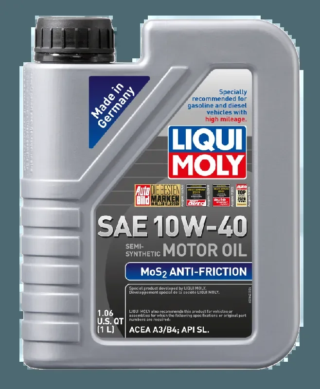 LIQUI MOLY 1L MoS2 Anti-Friction Motor Oil 10W40