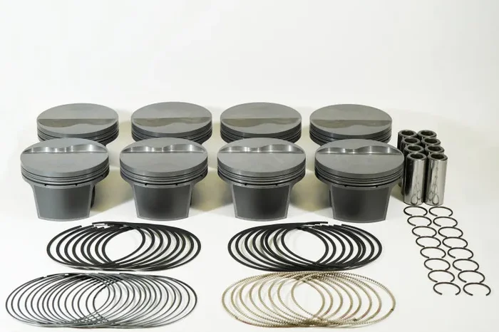 Mahle MS Piston Set 408ci 4.030in Bore 4in Stroke 6.250in Rod .927 Pin -6.5cc 11.6 CR – Set of 8