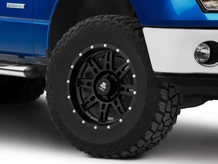 Mammoth Split-8 Beadlock Matte Black 6-Lug Wheel; 17×9; -6mm Offset (09-14 F-150)Find parts that fit my vehicle
