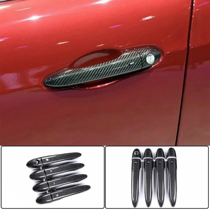 Maserati Levante 2016-2020 Door Handle Covers Dry Carbon Fiber