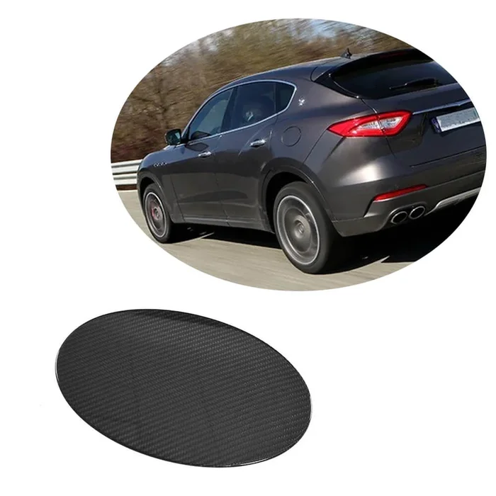 Maserati Levante Sport Utility 2016-2020 Tank Cup Cover Carbon Fiber