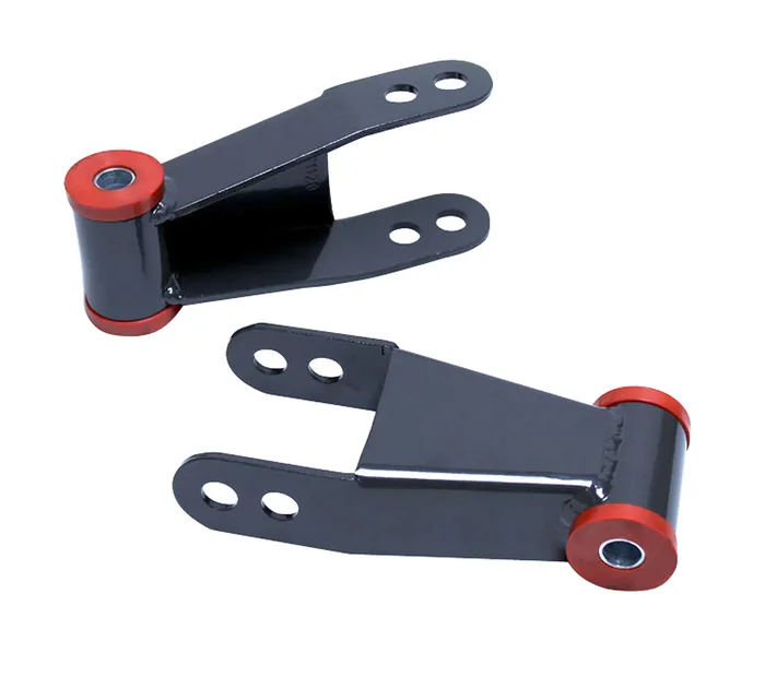 MaxTrac 1.5″-2″ Lowering Shackles or 1.5″-2″ Lift Shackles for 1988-2018 GM 1500, 1992-1999 GM SUV, 1997-2003 F-150, or 1998-2009 Ranger