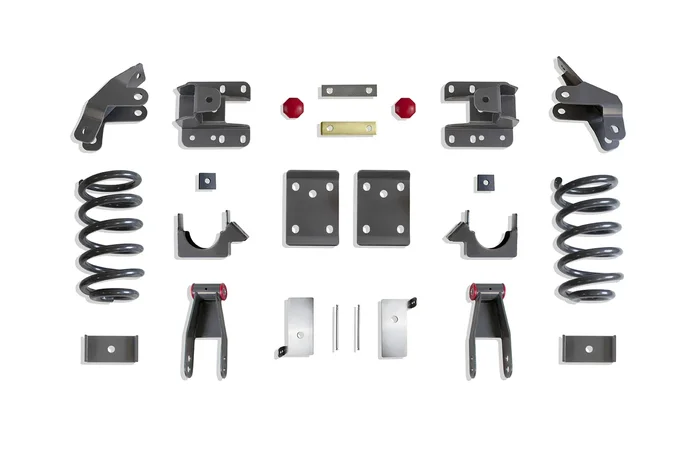 MaxTrac 2″/4″ Lowering Kit with Coils for Ext/Crew Cab MagneRide Models for 2014-2018 Silverado/Sierra 1500 2WD/4WD
