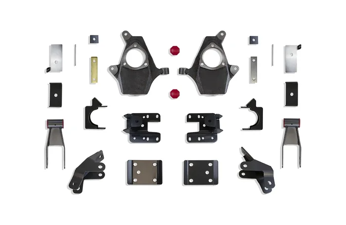 MaxTrac 2″/4″ Lowering Kit with Spindles and Cast Steel Arms for MagneRide Models for 2014-2016 Silverado/Sierra 1500