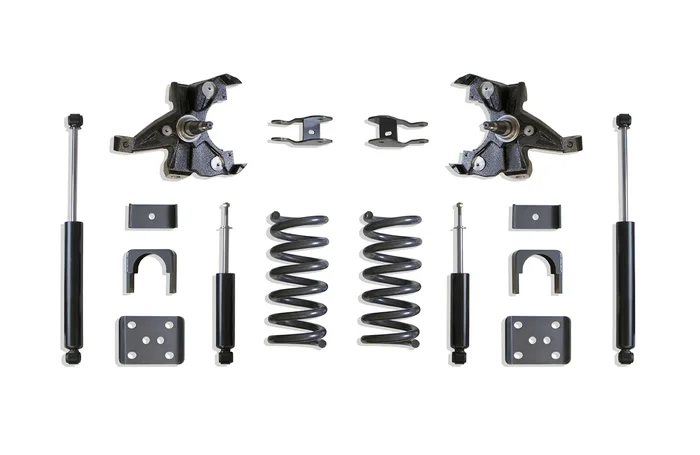 MaxTrac 3″/5″ Lowering Kit with HD Rotors for V6 Models for 1988-1998 Silverado/Sierra 1500 2WD
