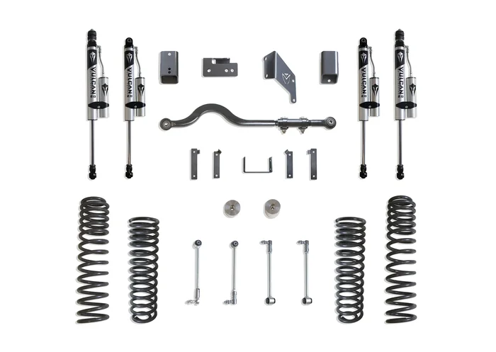 MaxTrac 4.5″ Lift Kit with Vulcan Series Reservoir Shocks for 2007-2018 Jeep JK Wrangler