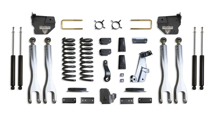 MaxTrac 4″ Lift Kit with 4-Links and MaxTrac Shocks for Factory Rear Air Ride