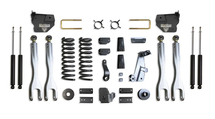 MaxTrac 4″ Lift Kit with 4-Links and Shocks for 2014-2018 RAM 2500 4WD Diesel