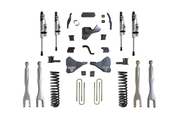 MaxTrac 4″ Lift Kit with 4-Links and Vulcan Series Reservoir Shocks