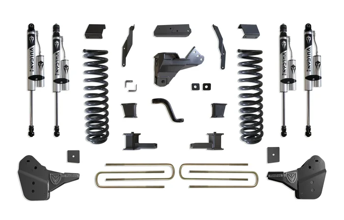 MaxTrac 4″ Lift Kit with Vulcan Series Reservoir Shocks