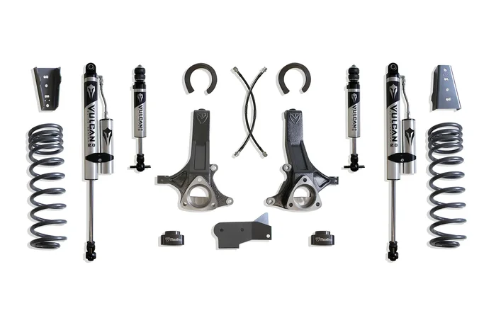 MaxTrac 6.5″ Lift Kit with Vulcan IFP Front and Vulcan Reservoir Rear Shocks for 2009-2025 RAM 1500 5-Lug 2WD V6